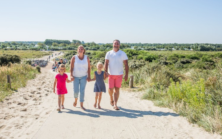 Strand bij Camping Julianahoeve