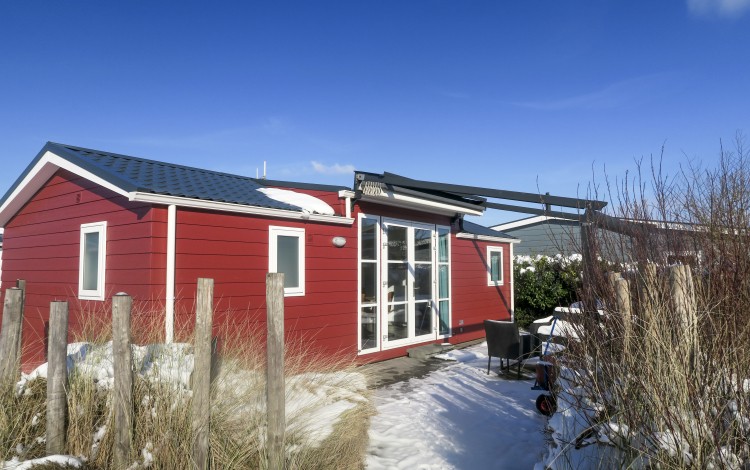 Juultje Type 1 met sneeuw Camping Julianahoeve